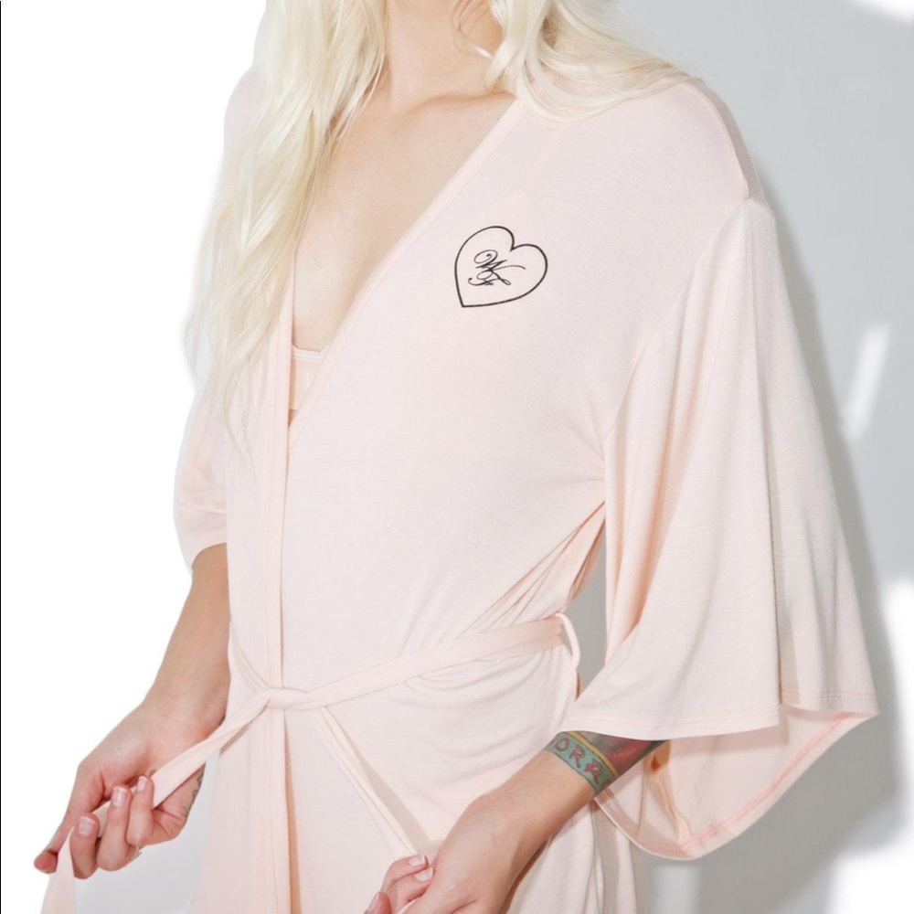 Wildfox Pink kimono robe